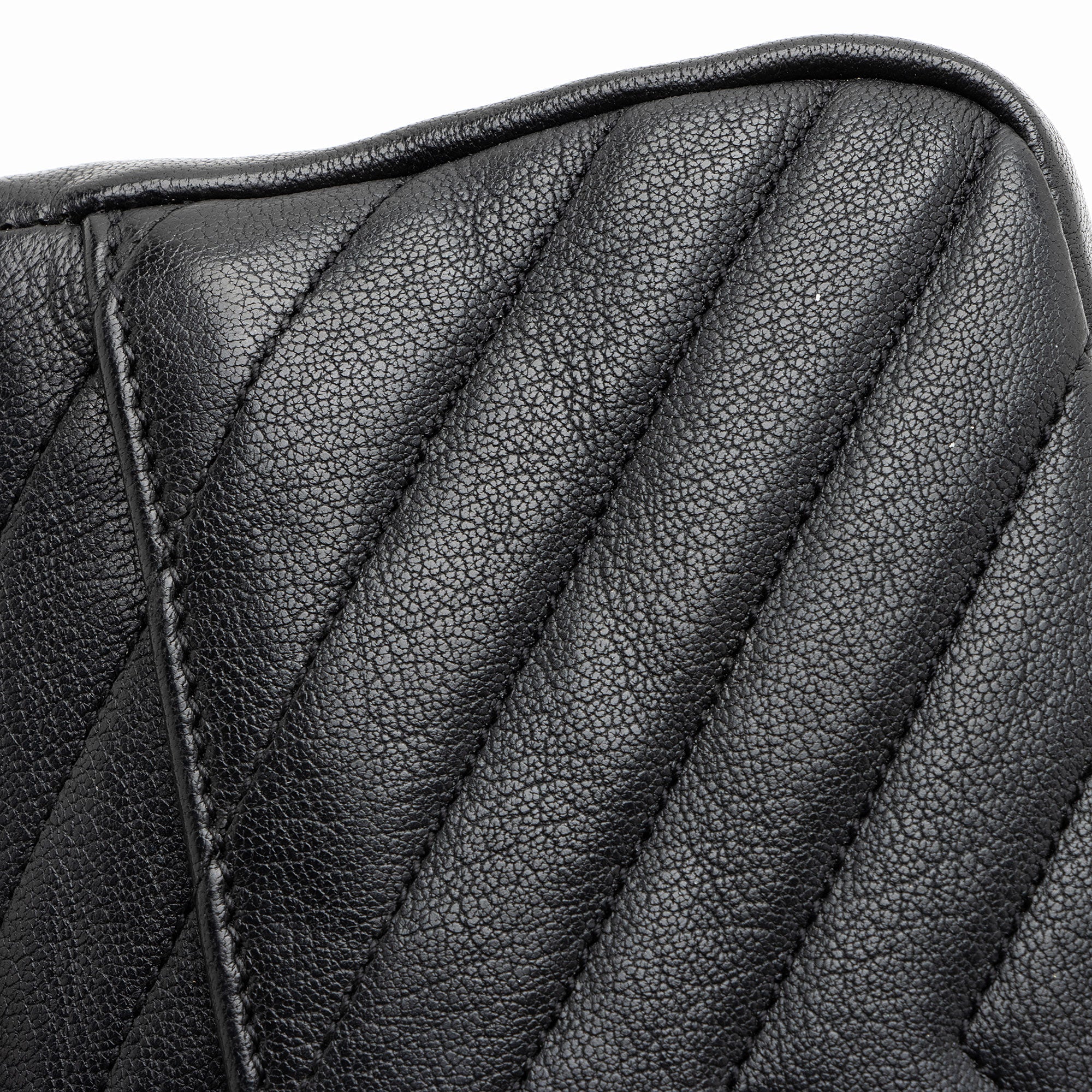 Saint Laurent Matelasse Calfskin Monogram College Mini Shoulder Bag
