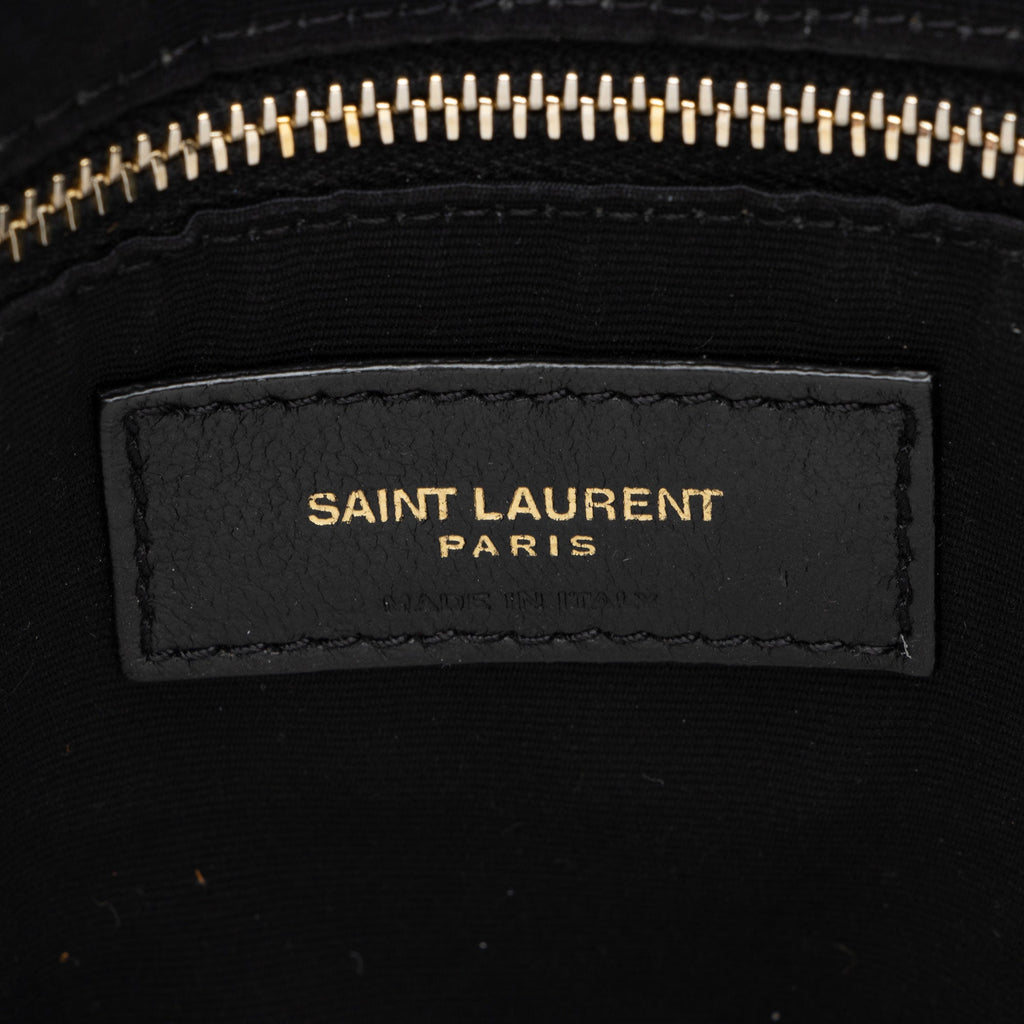 Saint Laurent Matelasse Calfskin Monogram LouLou Chain Medium Shoulder Bag