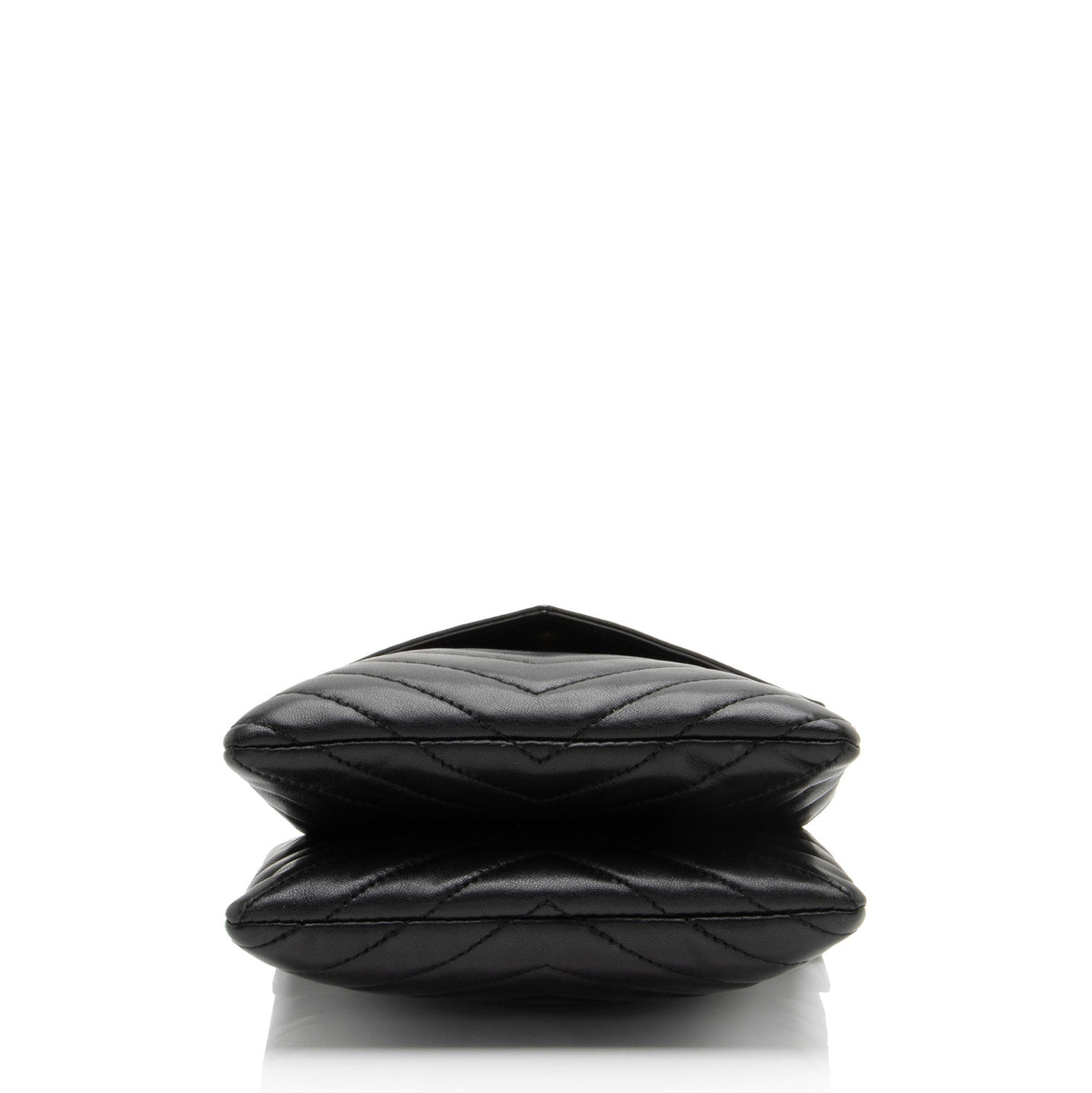 Saint Laurent Matelasse Lambskin Monogram Small Double Flap Bag