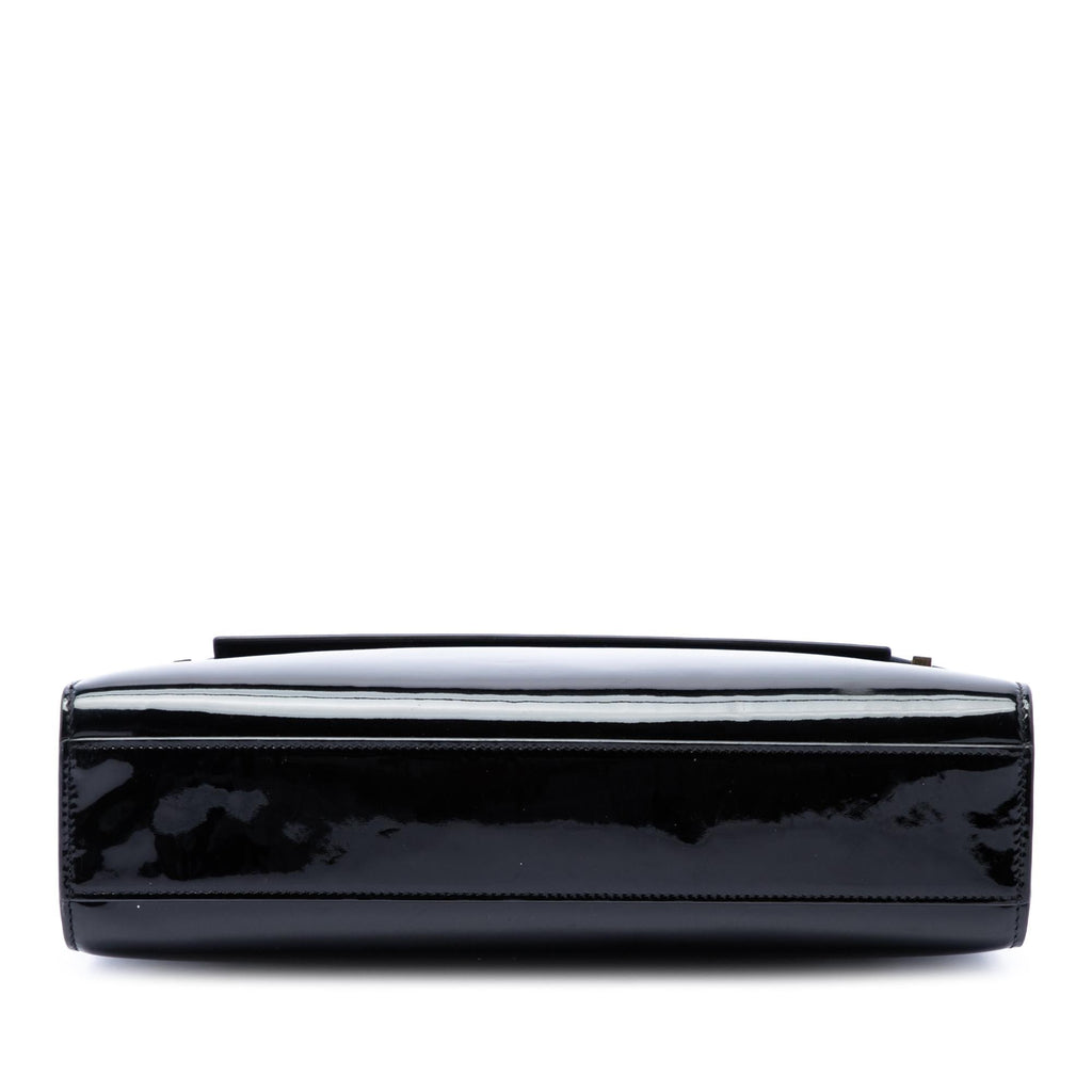 Saint Laurent Medium Patent Manhattan Shoulder Bag