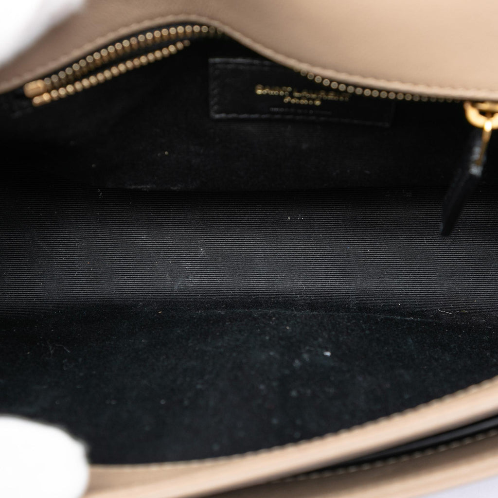 Saint Laurent Mini Quilted Lambskin Becky Chain Shoulder Bag
