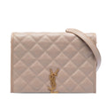 Saint Laurent Mini Quilted Lambskin Becky Chain Shoulder Bag