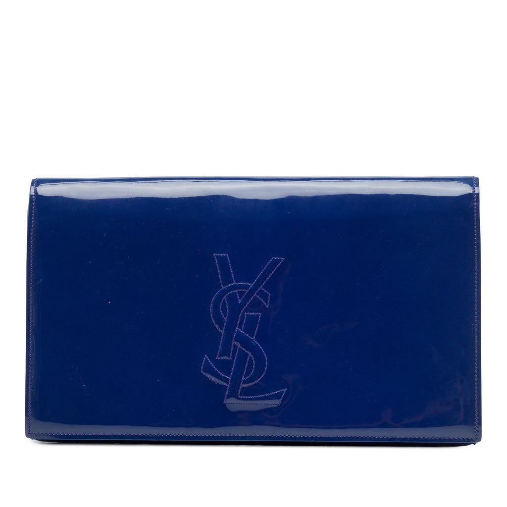 Saint Laurent Patent Belle Du Jour Clutch