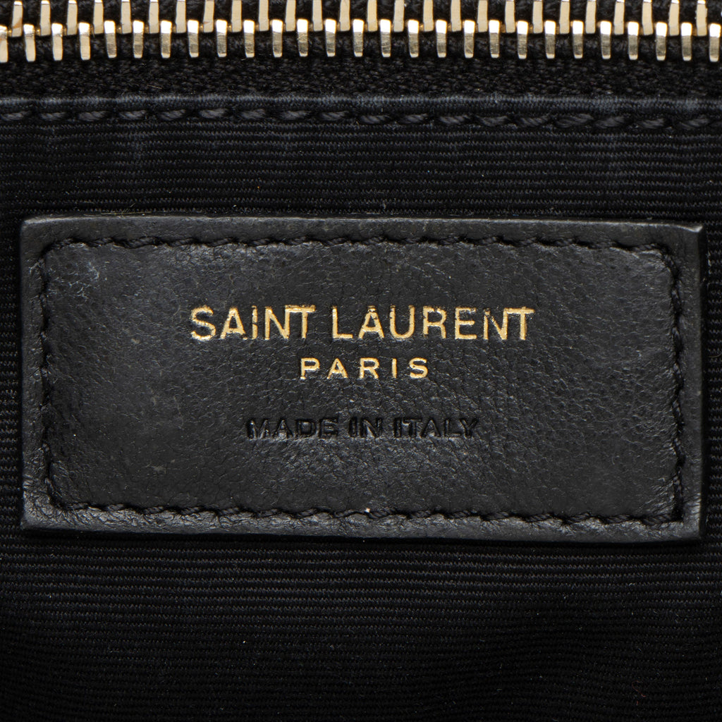 Saint Laurent Quilted Lambskin Monogram Icare Maxi Shopping Tote