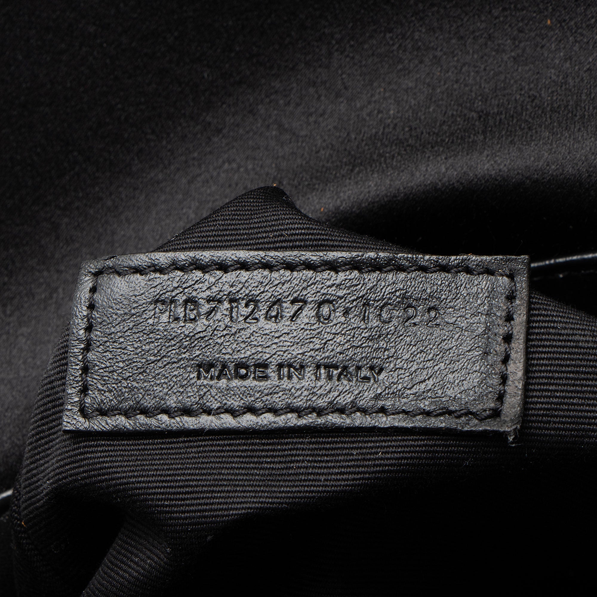 Saint Laurent Satin Monogram Gaby Chain Envelope Bag