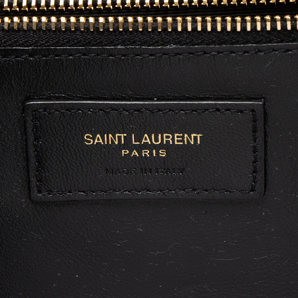 Saint Laurent Satin Monogram Gaby Chain Envelope Bag