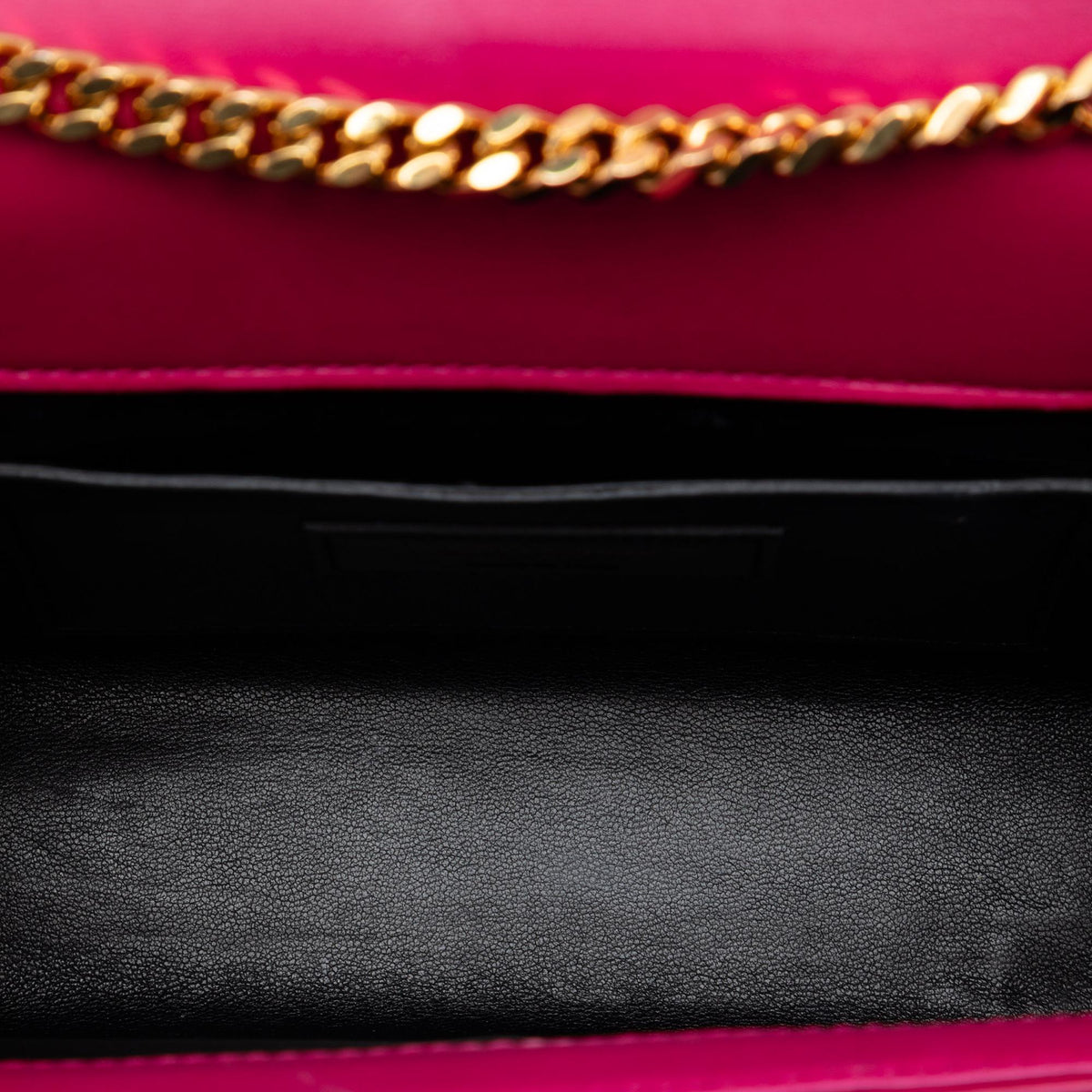 Saint Laurent Small Chevron Calfskin Monogram Envelope Bag