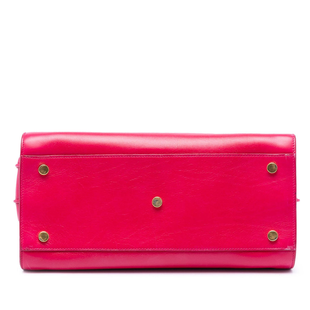 Saint Laurent Small Leather Sac De Jour Satchel