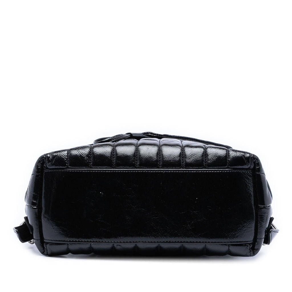 Saint Laurent Small Matelasse Patent Monogram LouLou Backpack