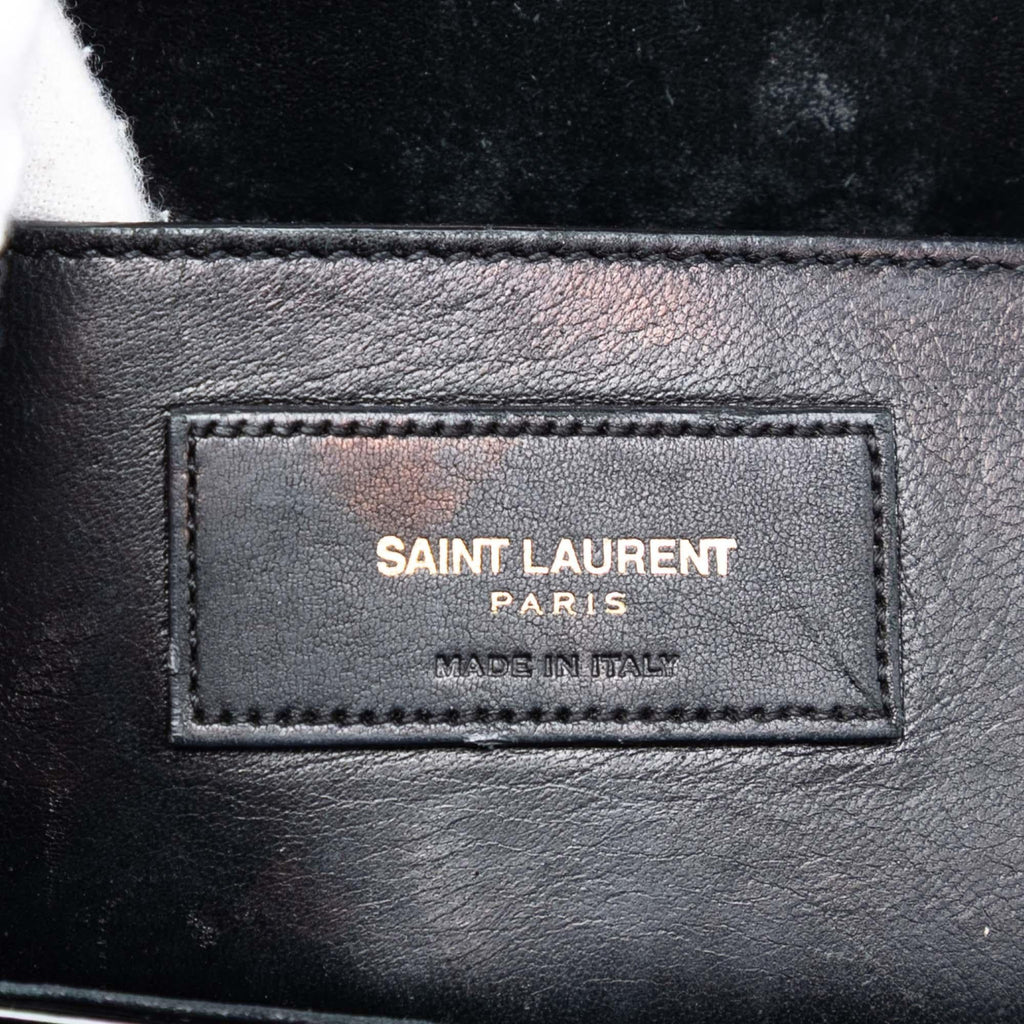 Saint Laurent Small Quilted Patent Monogram Kate Tassel Crossbody