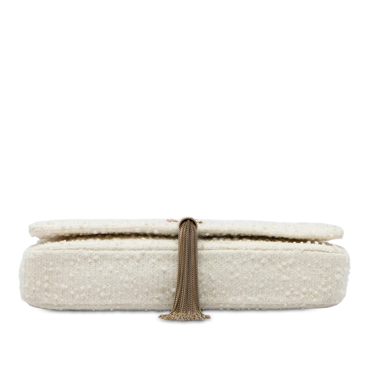Saint Laurent Tweed Monogram Kate 99 Tassel Bag