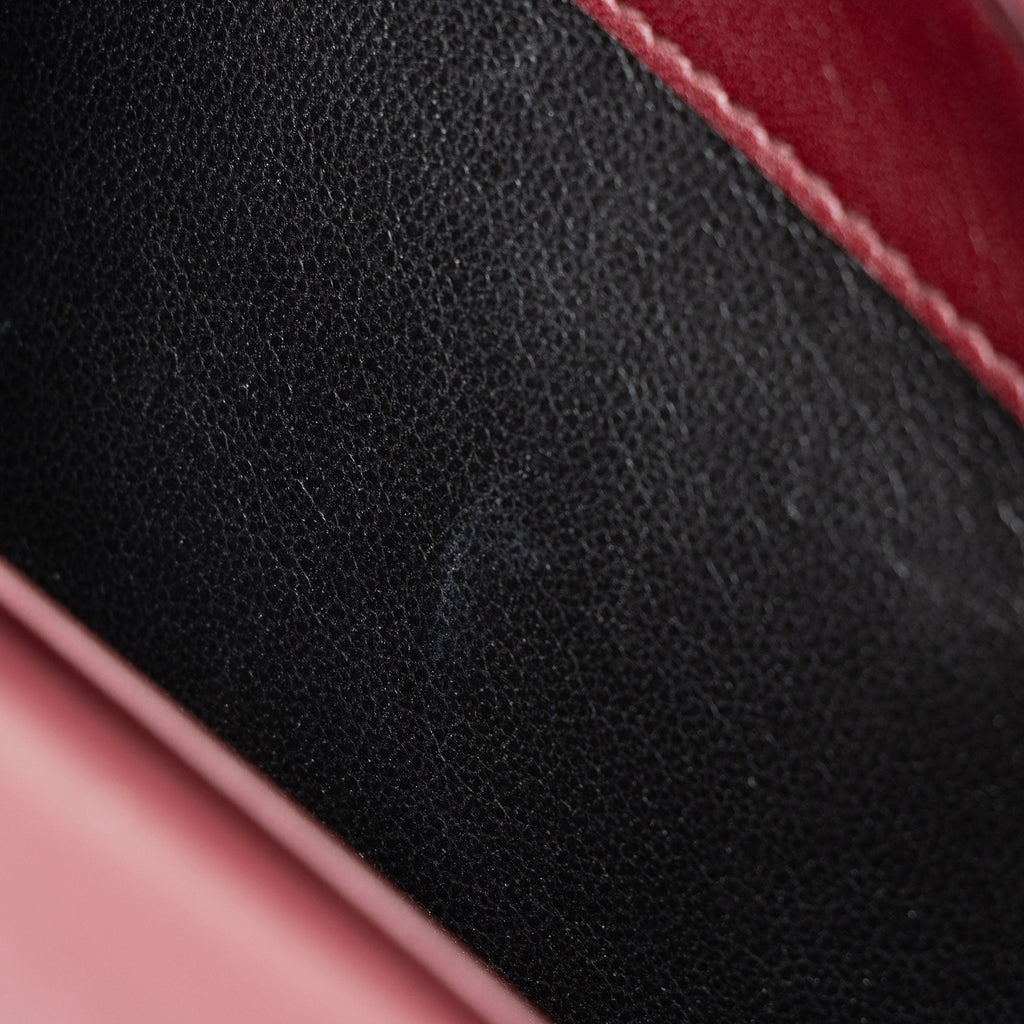 Saint Laurent Velvet Crystal Monogram Kate Tassel Chain Wallet