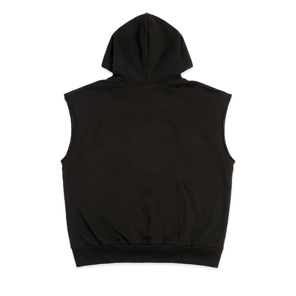 RHINESTONE OG WEB SLEEVELESS HOODIE
