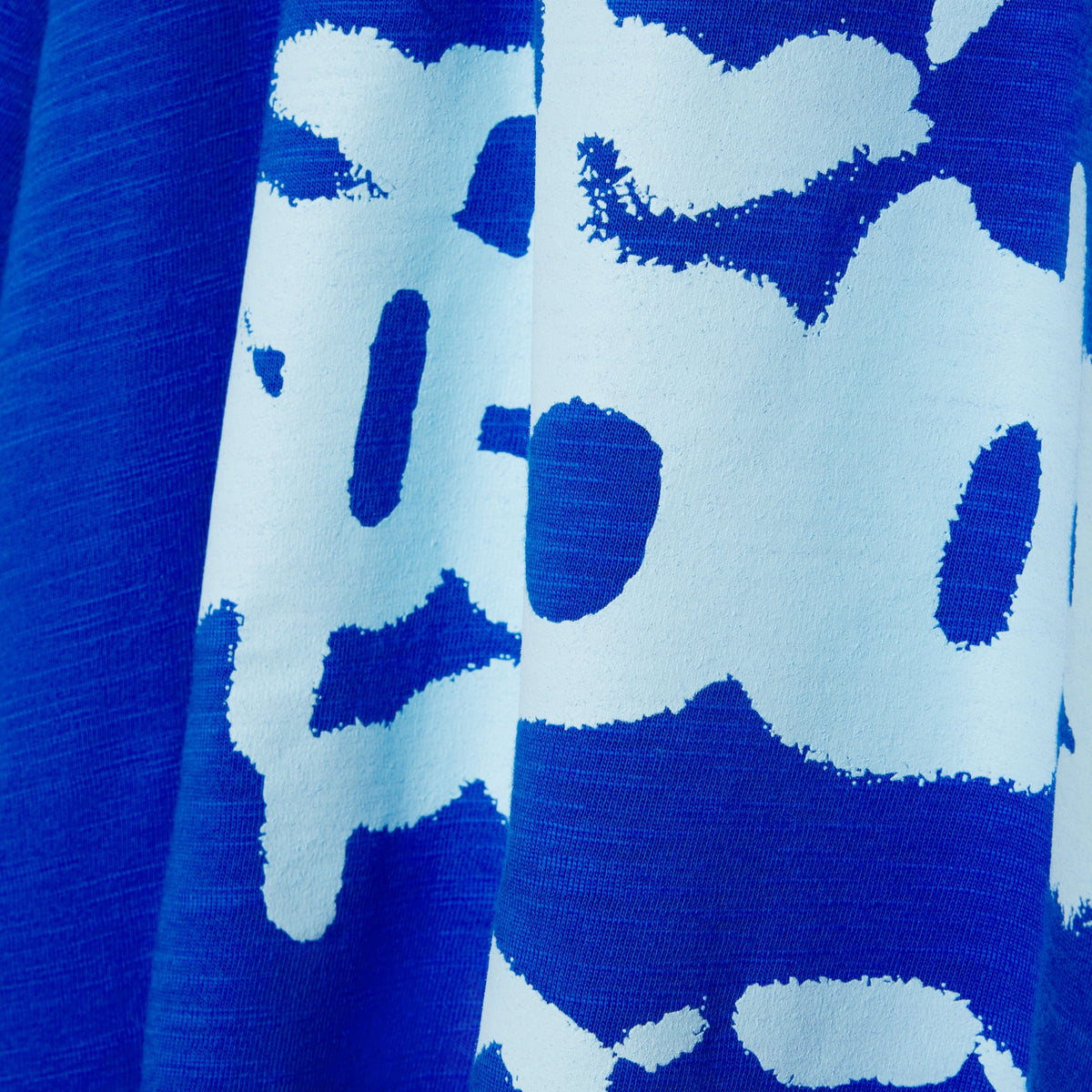 CONTRAST STITCH SLUB TEE