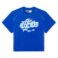 CONTRAST STITCH SLUB TEE