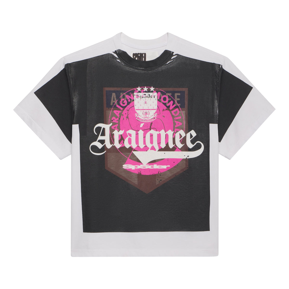 OVERPRINT ARAIGNEE TEE
