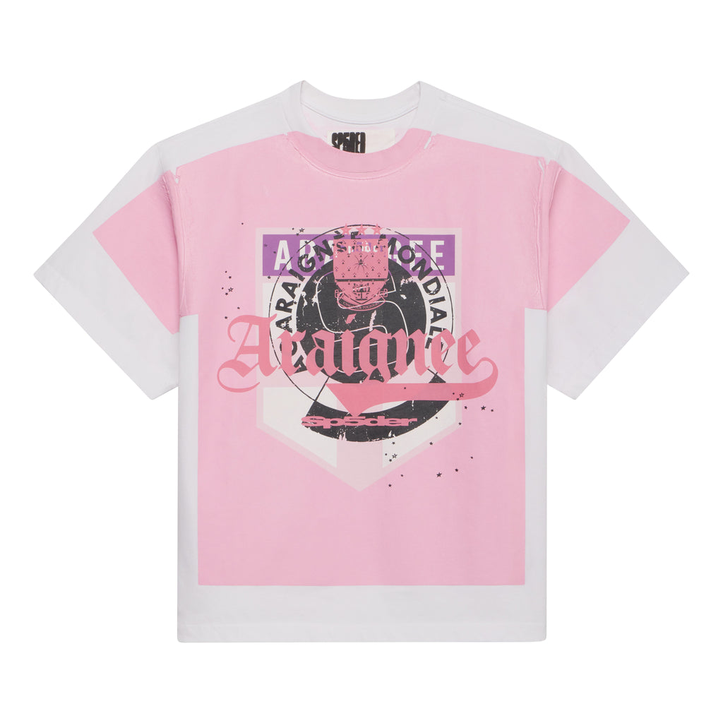 OVERPRINT ARAIGNEE TEE