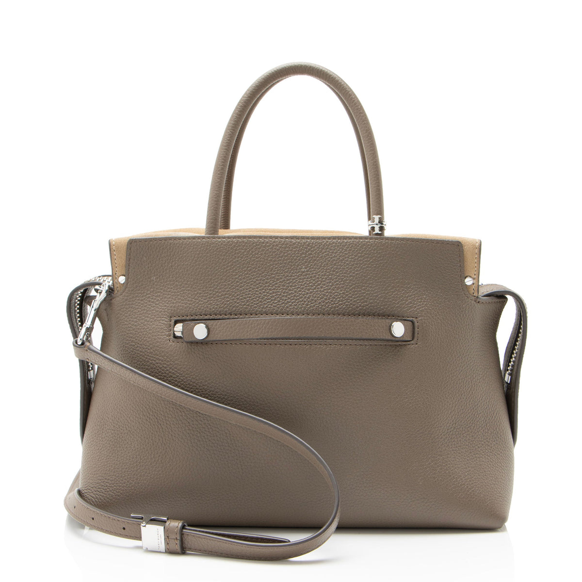 Tory Burch Pebbled Leather Mercer Satchel