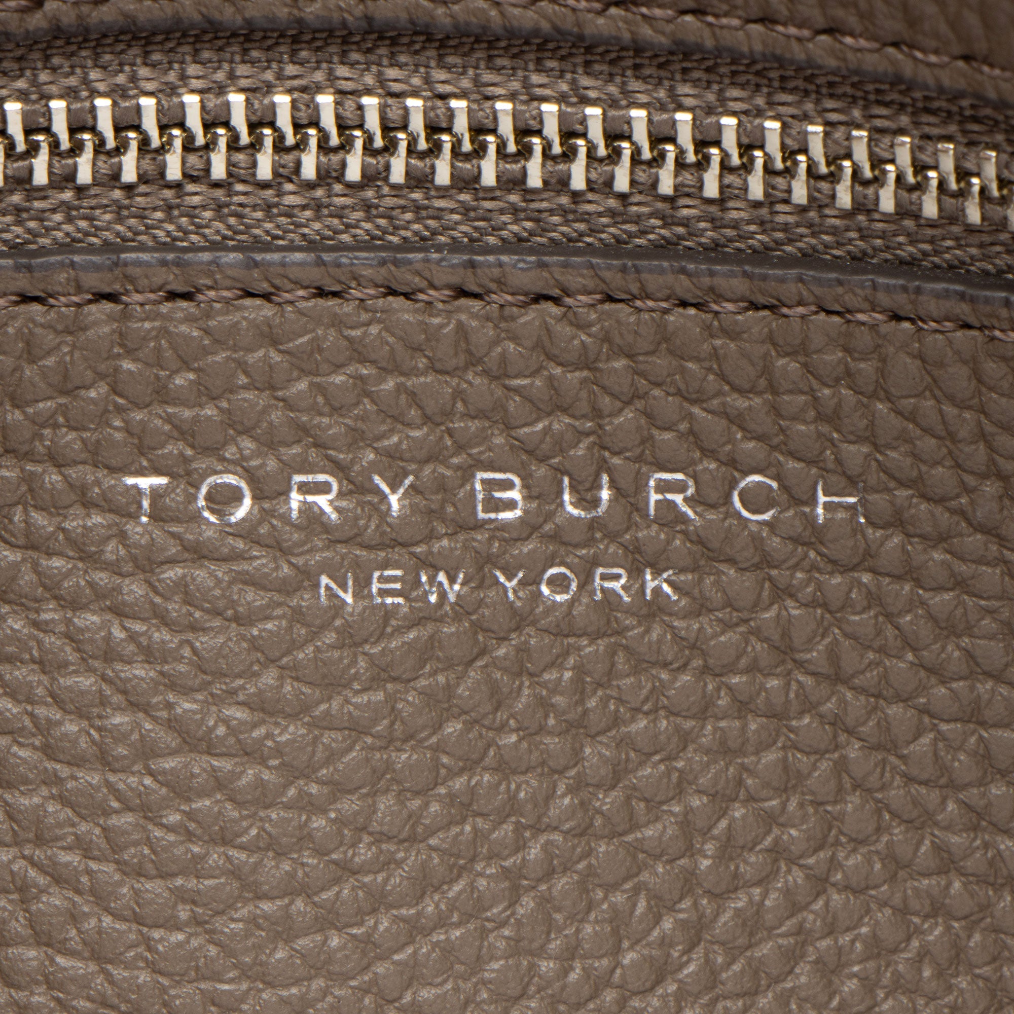 Tory Burch Pebbled Leather Mercer Satchel