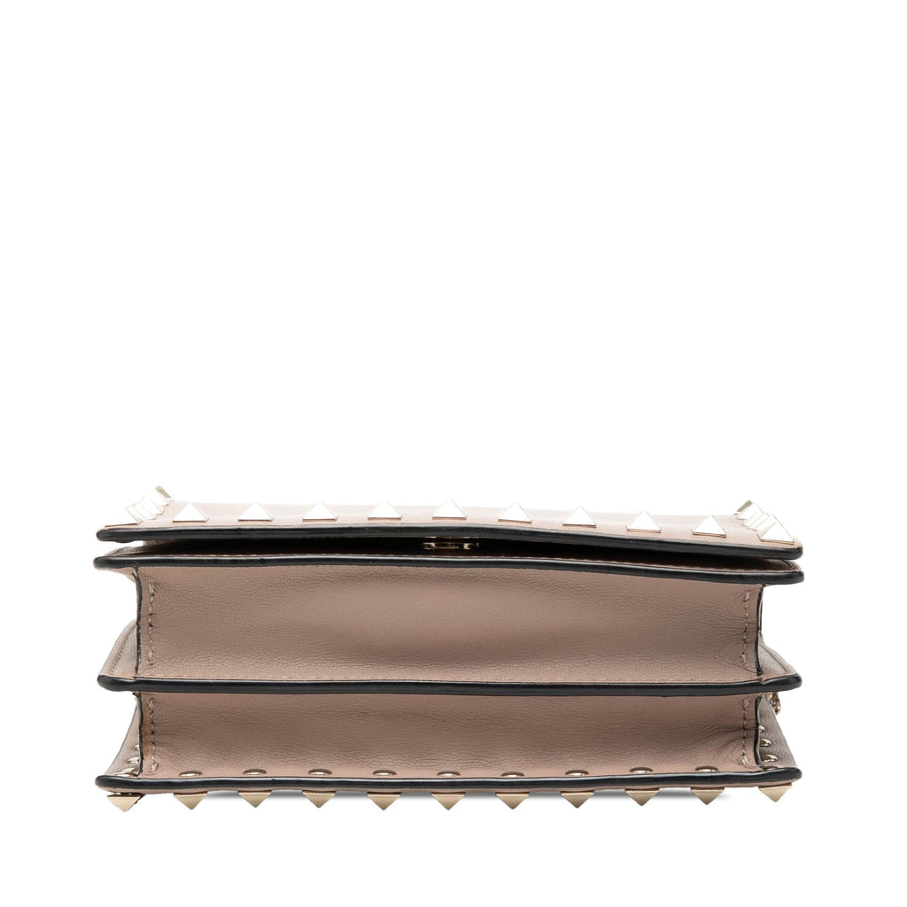 Valentino Leather Rockstud Chain Pouch