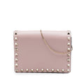 Valentino Leather Rockstud Chain Pouch