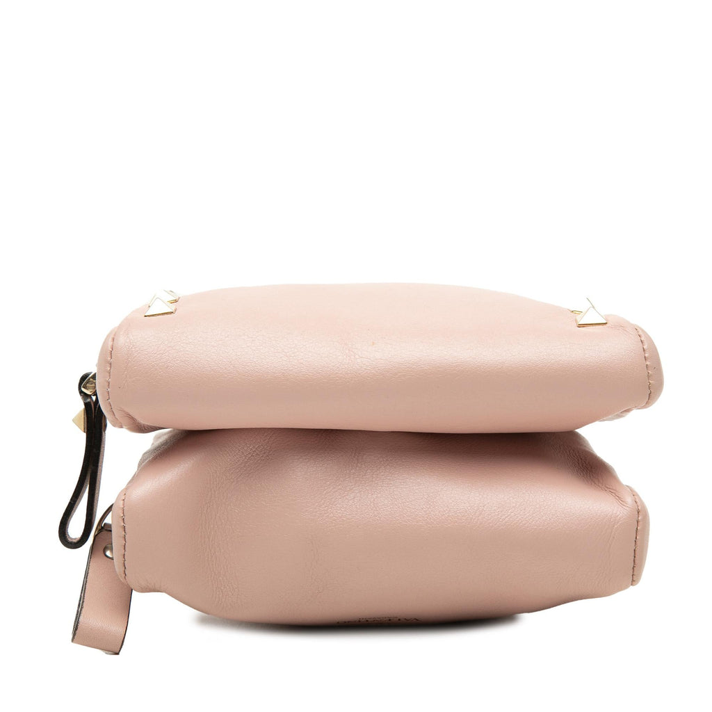 Valentino Leather Rockstud Double Zip Crossbody
