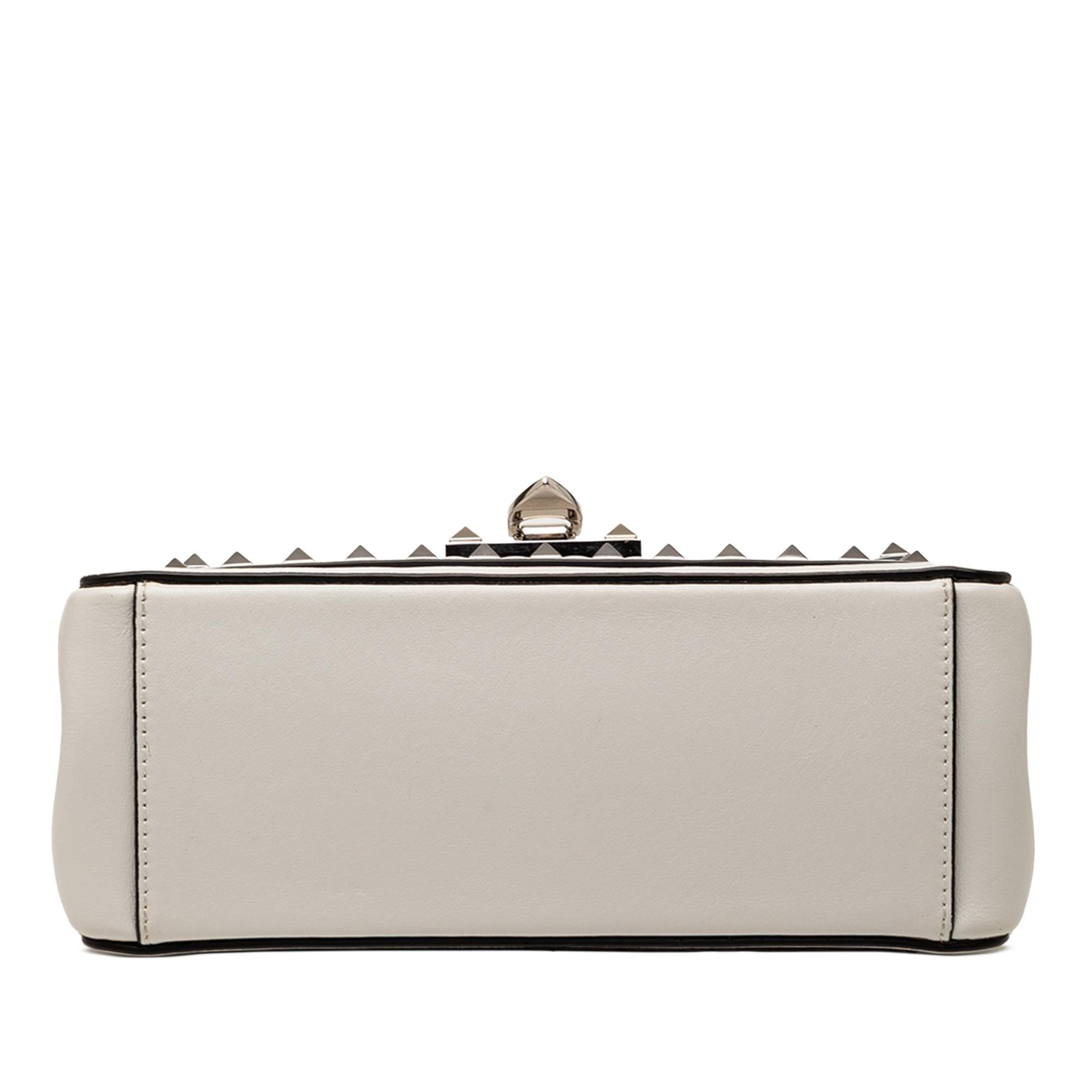 Valentino Leather Rockstud Flip Lock Crossbody
