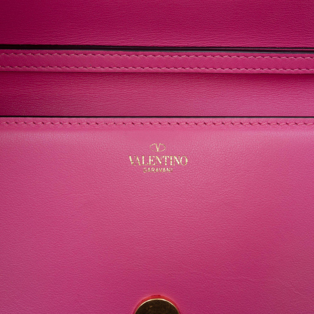Valentino Medium Calfskin VLogo Loco Satchel