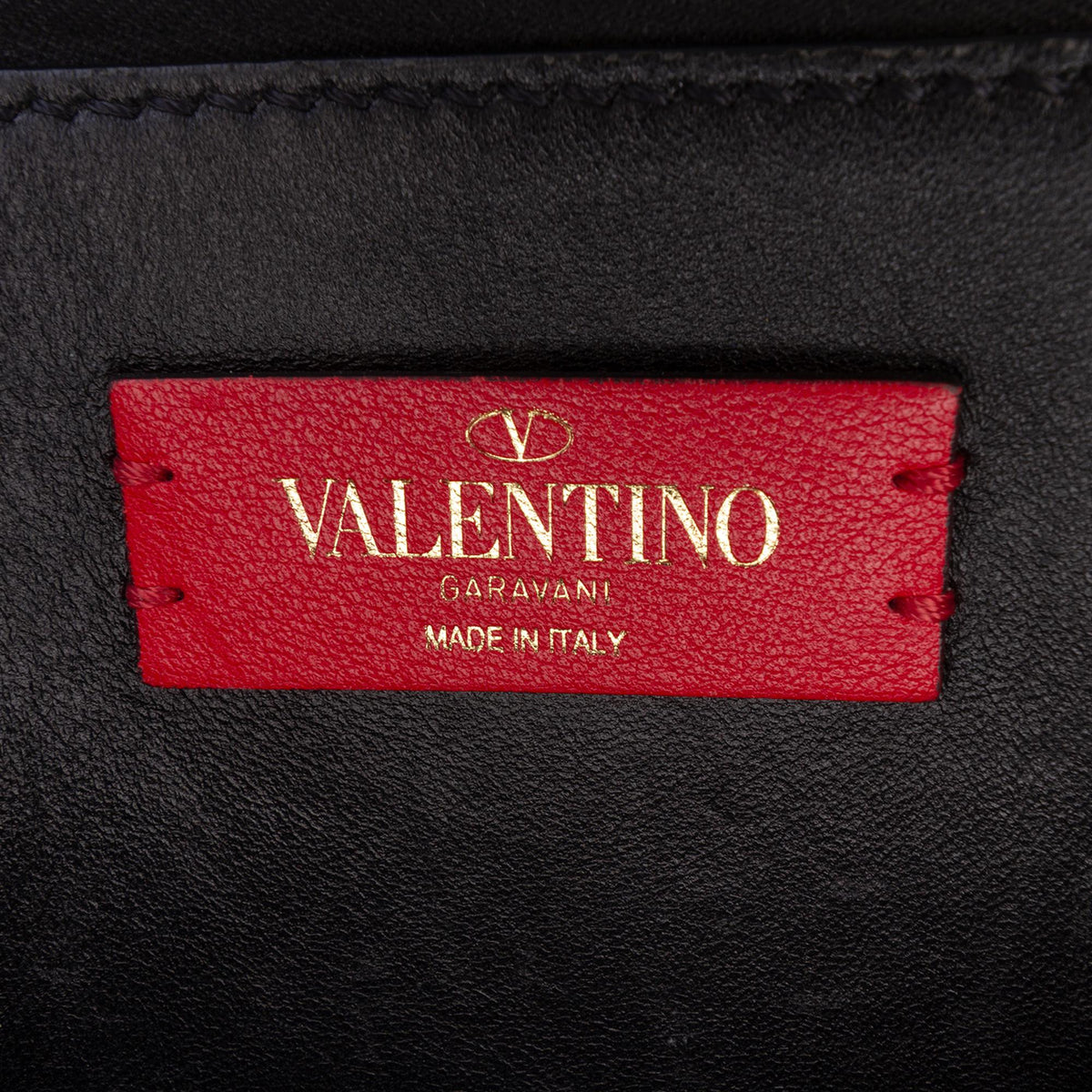 Valentino Medium Grained Calfskin VRing Top Handle Bag