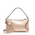 Valentino Metallic Calfskin Rockstud Small Shoulder Bag