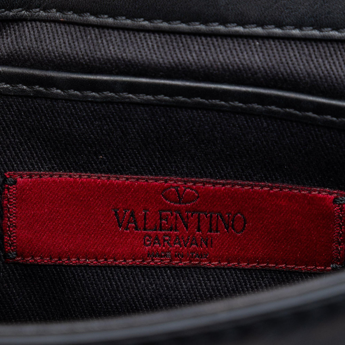 Valentino Mini Leather Rockstud Glam Lock Crossbody
