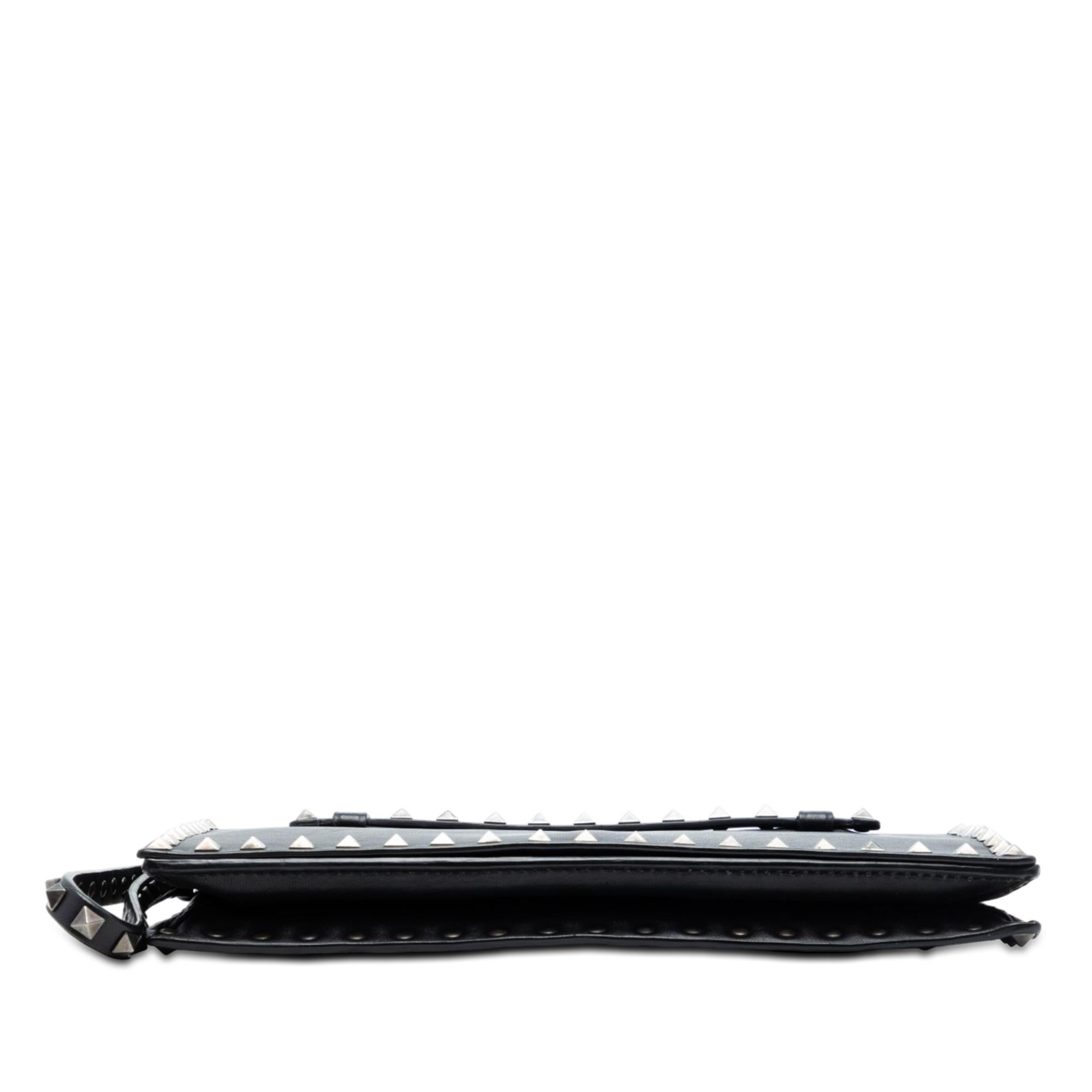 Valentino Nappa Rockstud Wristlet Clutch