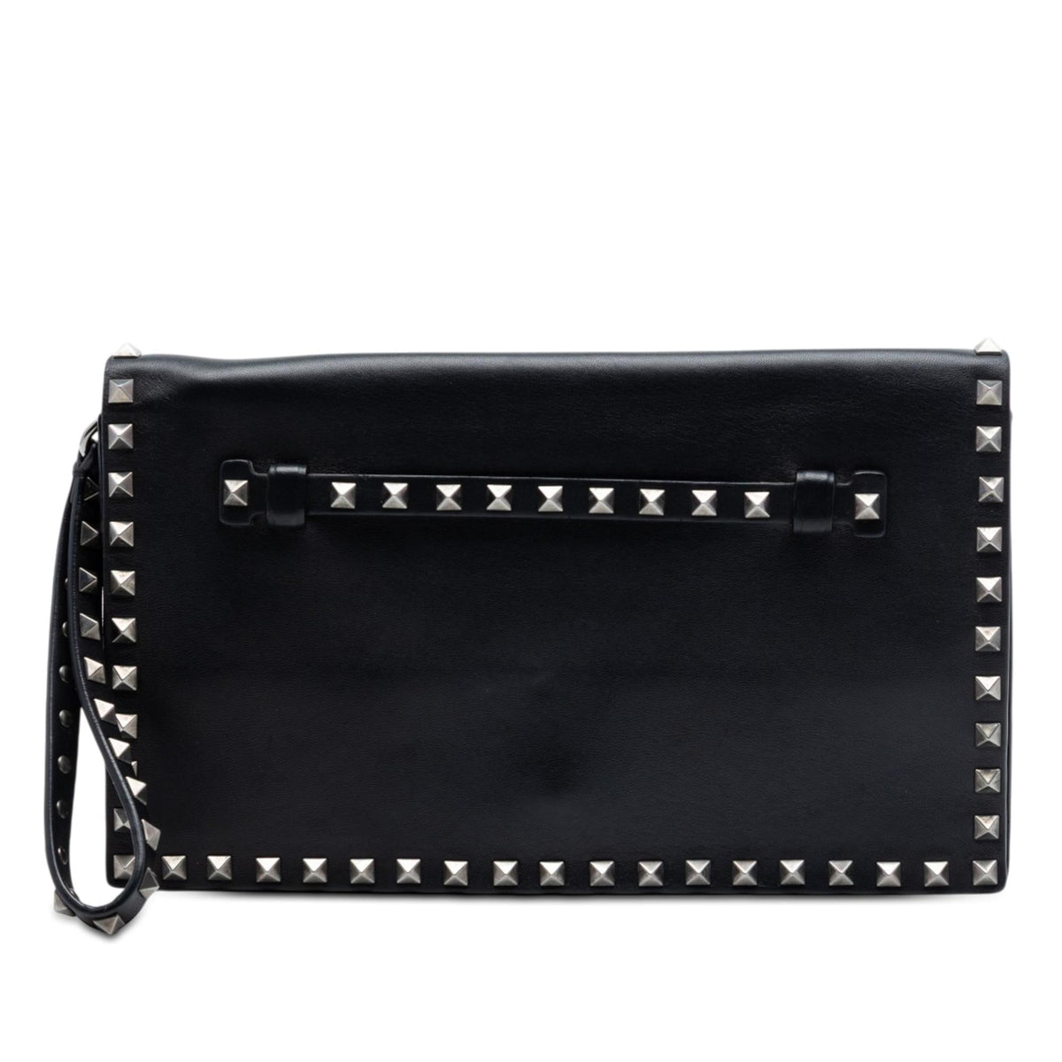 Valentino Nappa Rockstud Wristlet Clutch