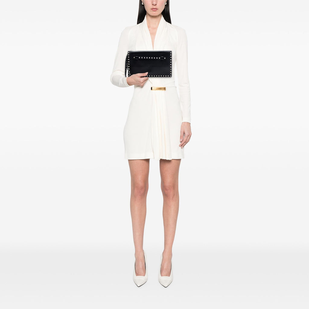 Valentino Nappa Rockstud Wristlet Clutch