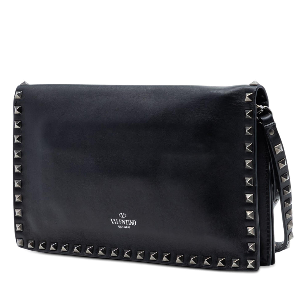 Valentino Nappa Rockstud Wristlet Clutch