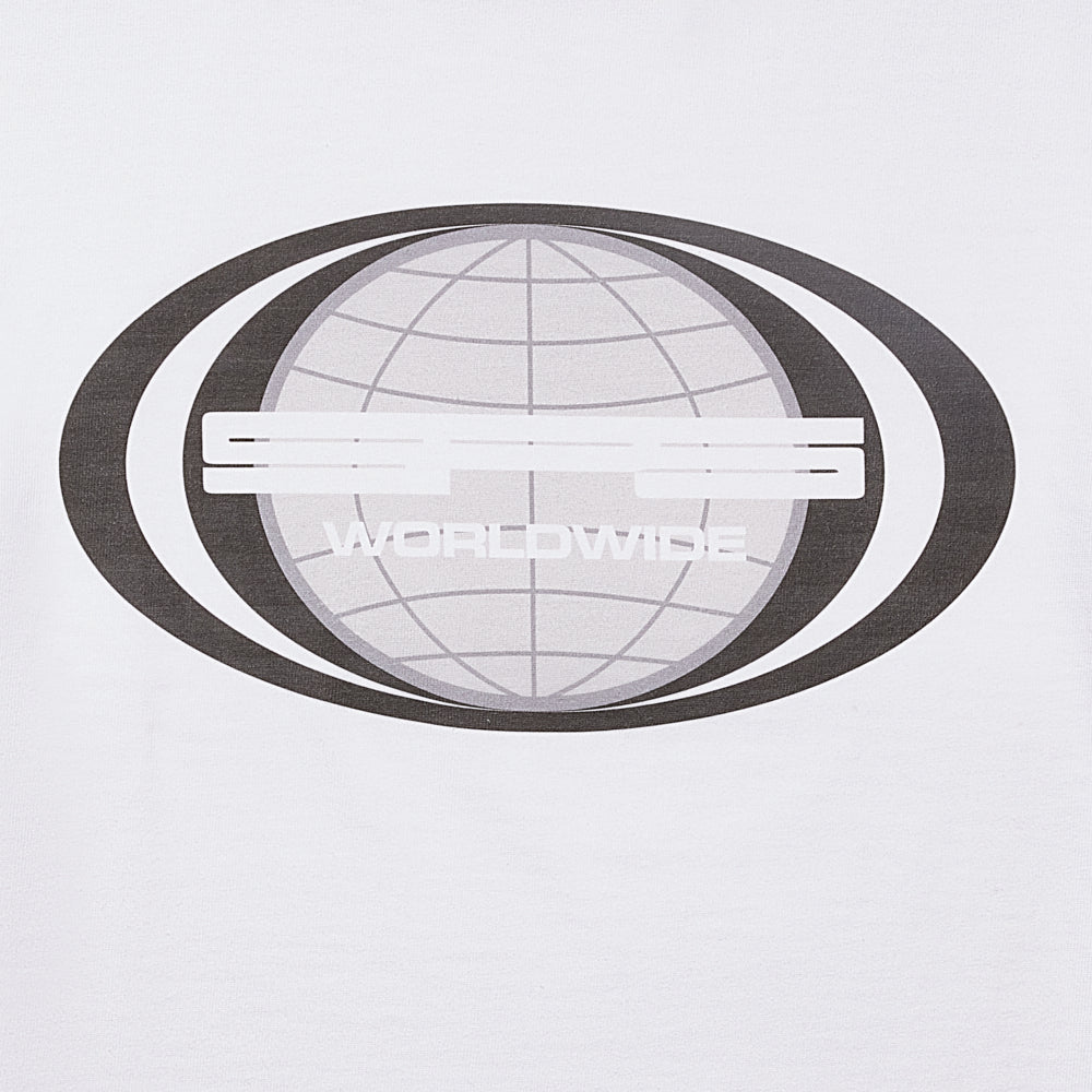 JUMBO GLOBE WHITE TEE