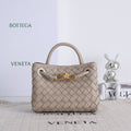 Bottega Veneta 2026 Mini Andiamo Taupe Lambskin