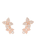 18K Pink Gold Diamond Idylle Blossom Earrings