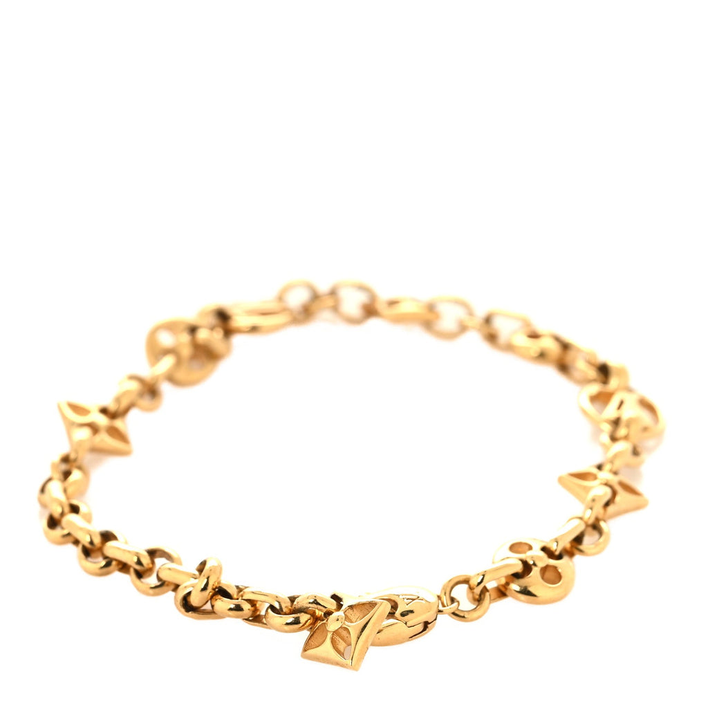 Metal Crazy In Lock Bracelet Gold