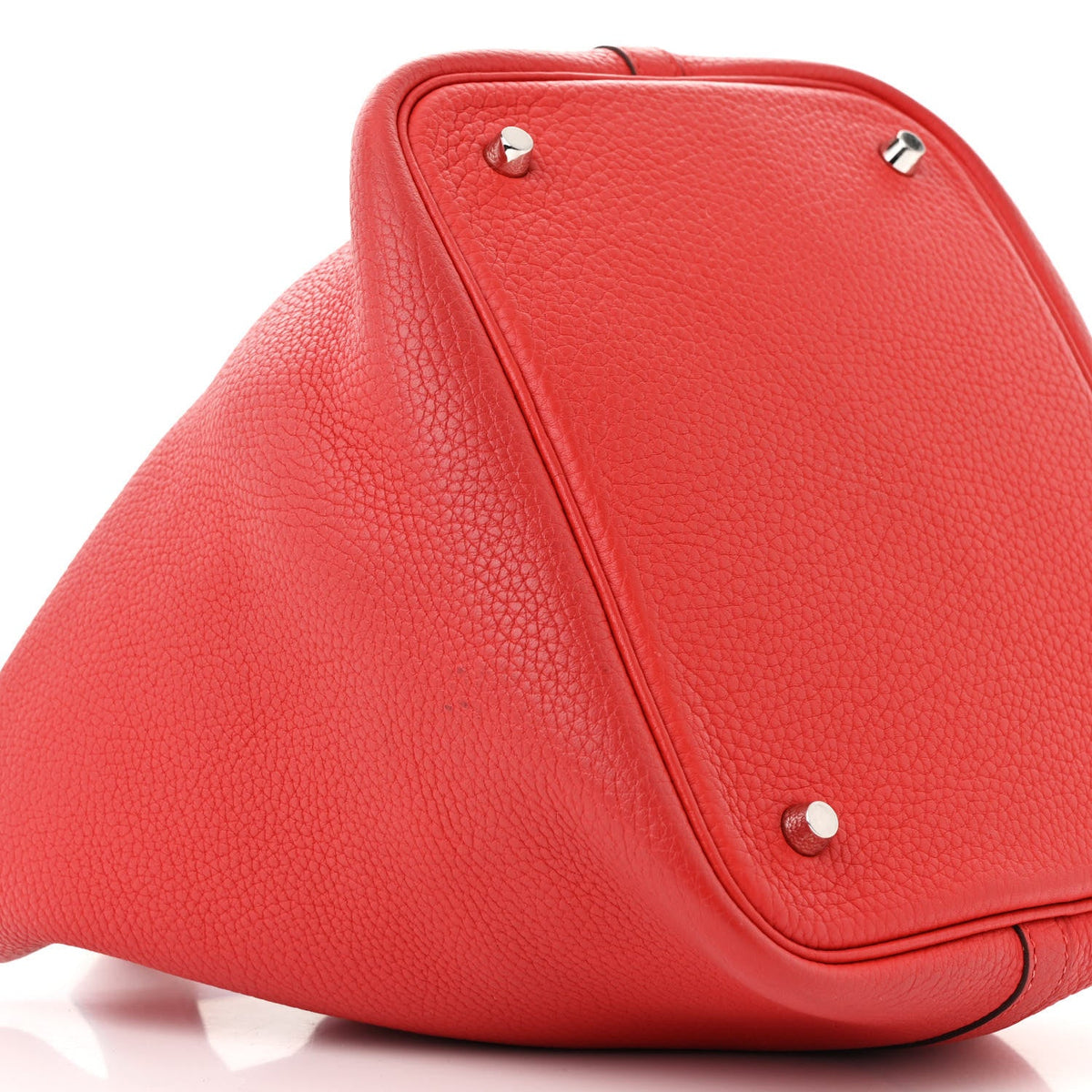 Taurillon Clemence Picotin Lock 22 MM Rouge Pivoine