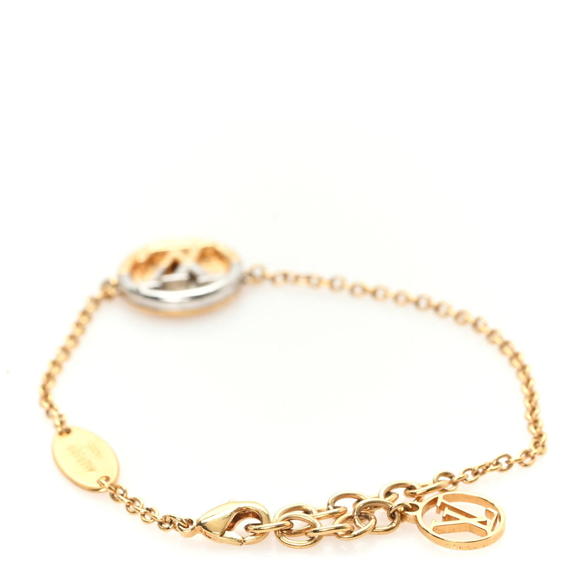 Metal L To V Bracelet Gold Silver