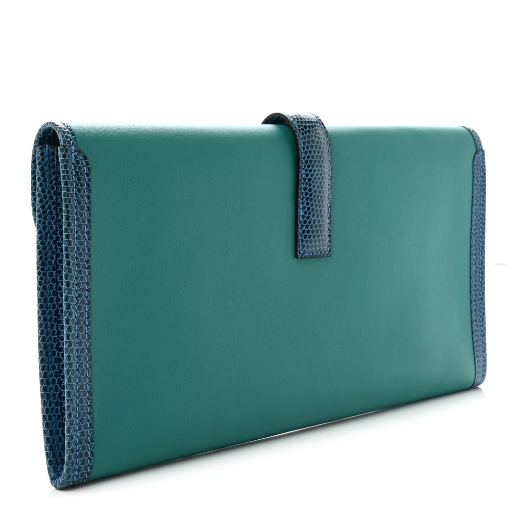 Swift Lizard Jige Elan Touch 29 Clutch Bleu Paon Mykonos