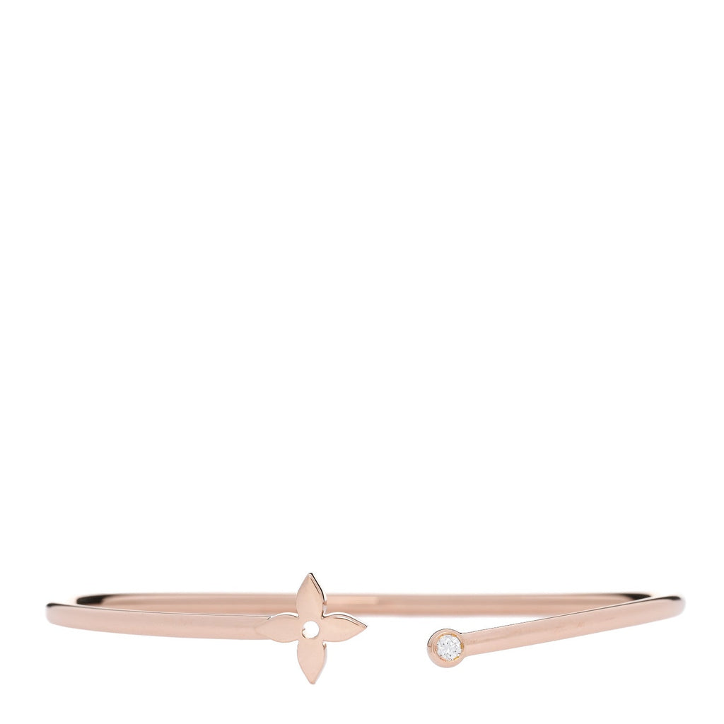 18K Pink Gold Diamond Idylle Blossom Twist Bracelet