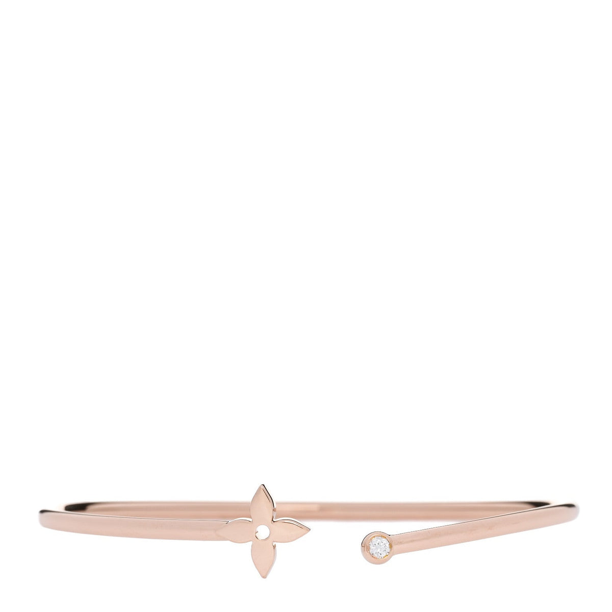 18K Pink Gold Diamond Idylle Blossom Twist Bracelet