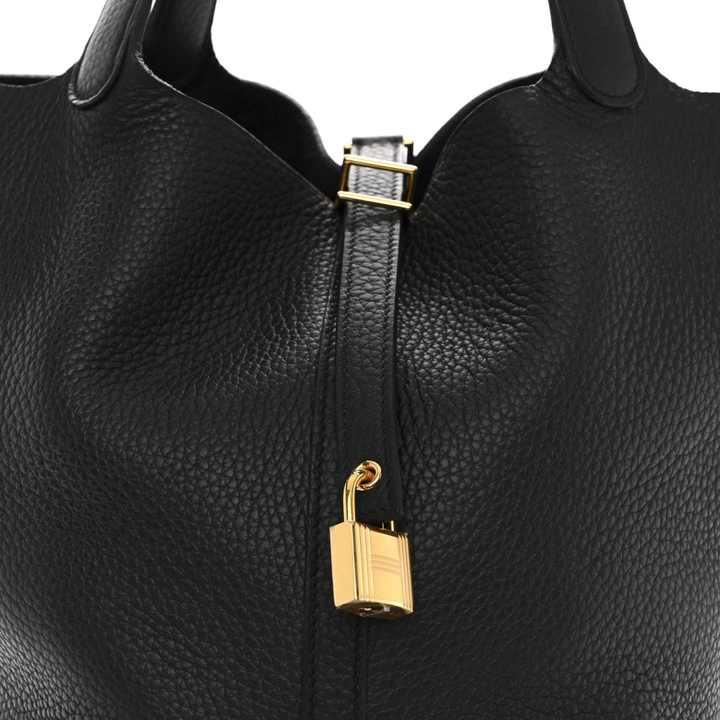 Taurillon Clemence Picotin Lock 22 MM Black