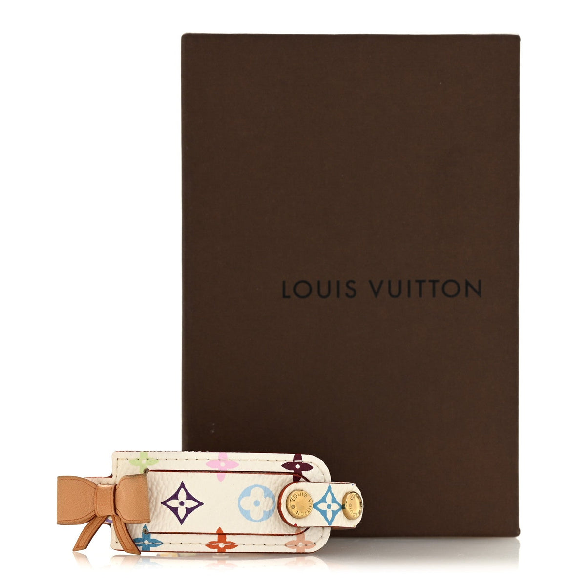 Monogram Multicolor Address Wish Bracelet White