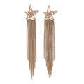 Swarovski Crystal CC Star Earphone Charms  Gold