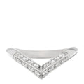 Platiunm Diamond V Pave Ring 50 5.5