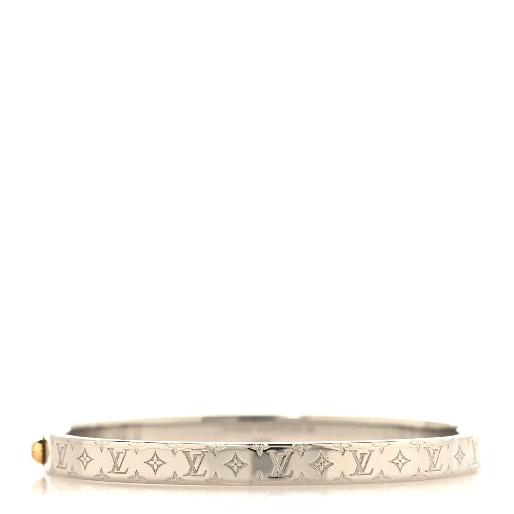 Brass Monogram Nanogram Bracelet M Palladium