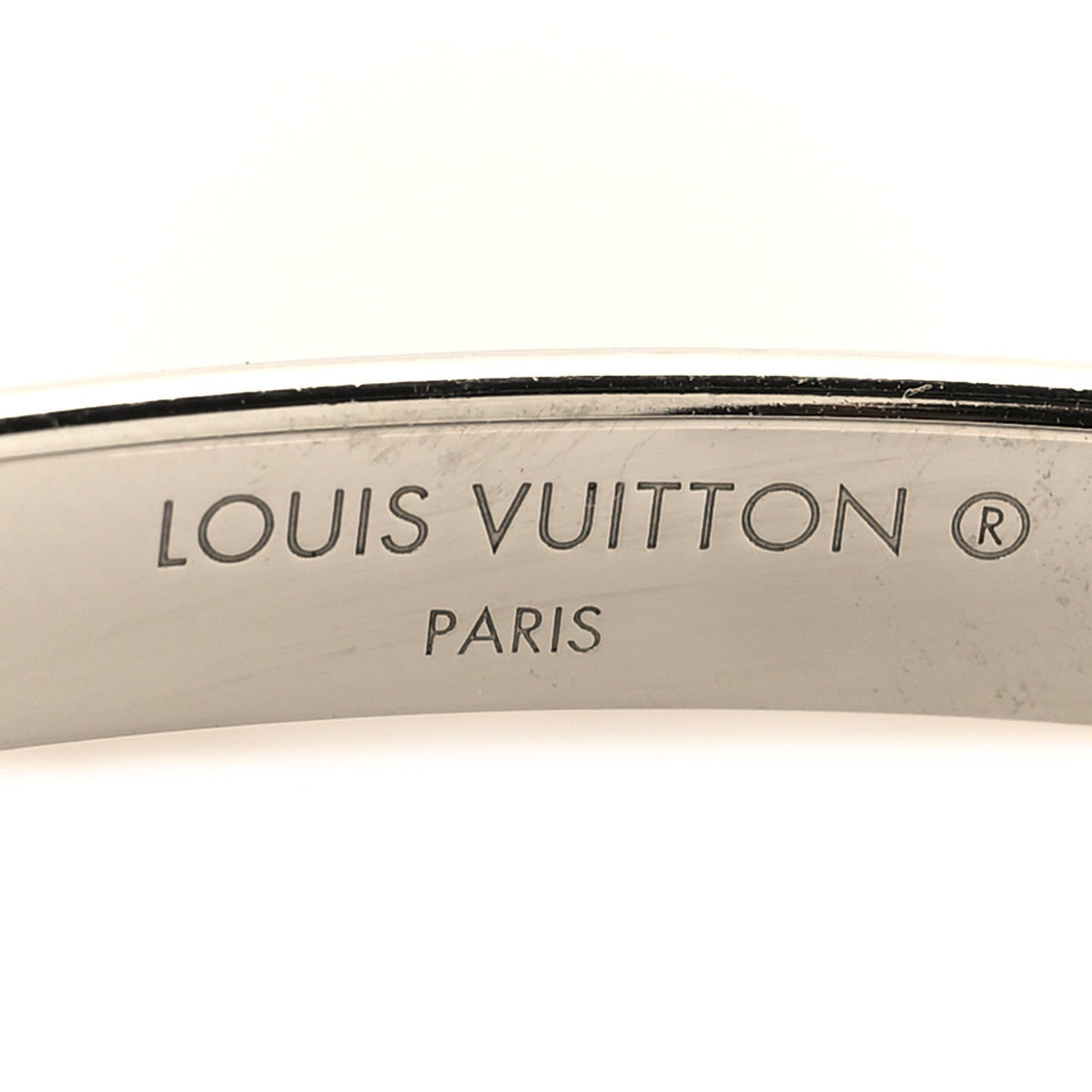 Brass Monogram Nanogram Bracelet M Palladium